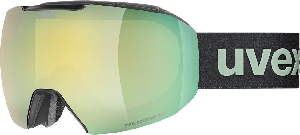 Ochelari pentru schi UVEX Epic Attract Small Black Mat/Mirror Opal/Contrastview Yellow Ochelari pentru schi