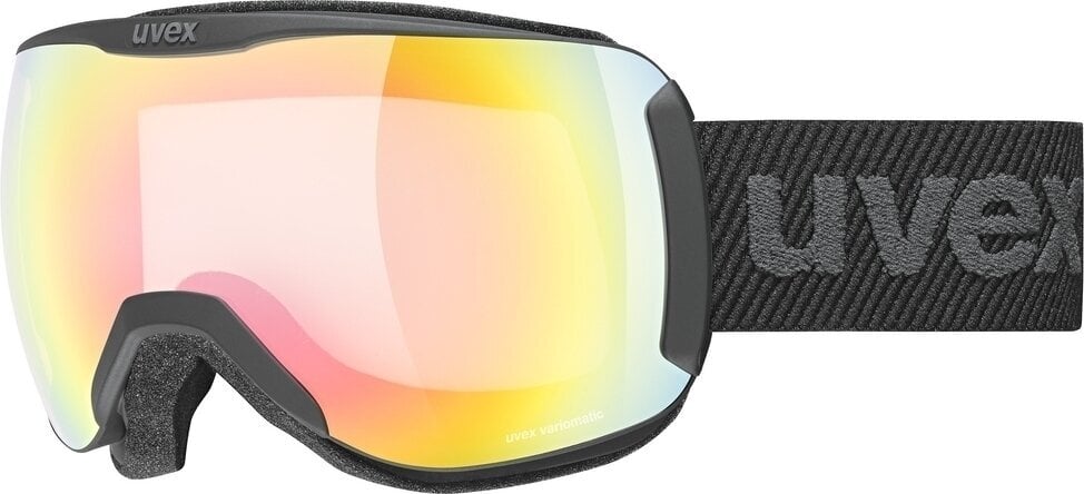 Очила за ски UVEX Downhill 2100 V Black Mat/Variomatic Mirror Rainbow Очила за ски