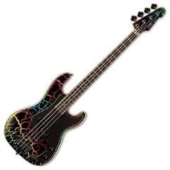 Bajo de 4 cuerdas ESP LTD Surveyor '87 Rainbow Crackle Bajo de 4 cuerdas
