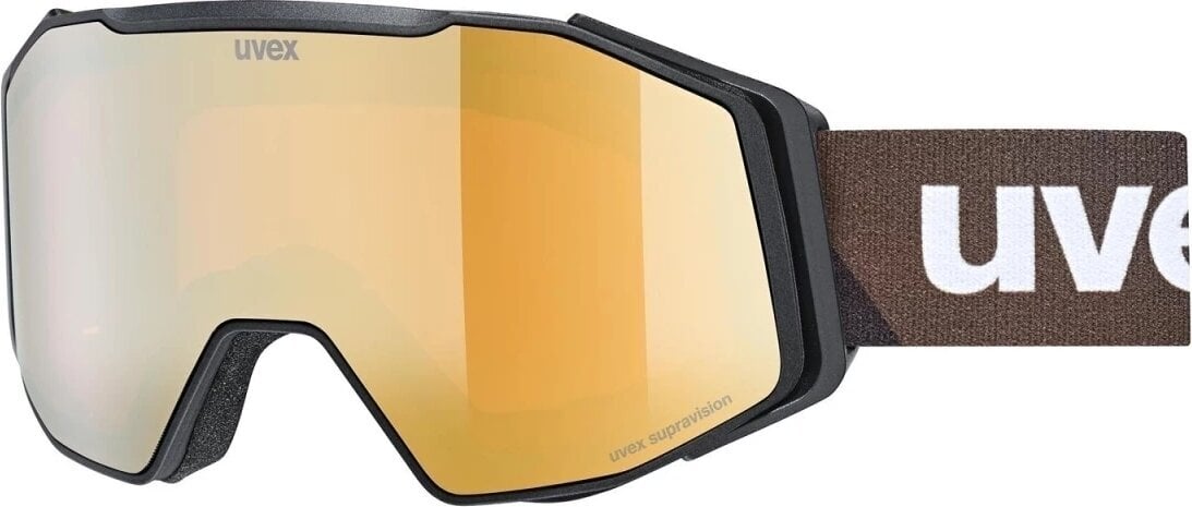 Okulary narciarskie UVEX Gravity FM Black Mat/Mirror Gold Okulary narciarskie