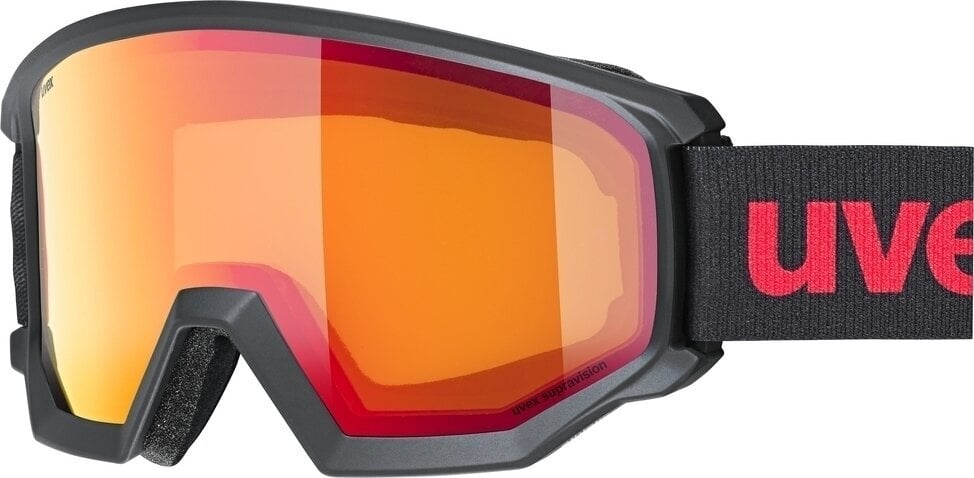 Ski Goggles UVEX Athletic FM Black Mat/Mirror Red Ski Goggles