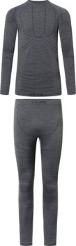 Sous-vêtements thermiques Viking Lan Pro Man Set Base Layer Dark Grey/Light Grey M Sous-vêtements thermiques - 1