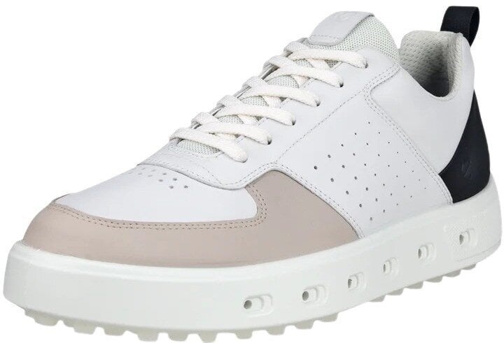 Heren golfschoenen Ecco Street 720 White/Black/Gravel 40 Heren golfschoenen