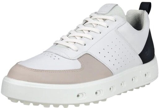 Chaussures de golf pour hommes Ecco Street 720 White/Black/Gravel 40 Chaussures de golf pour hommes - 1