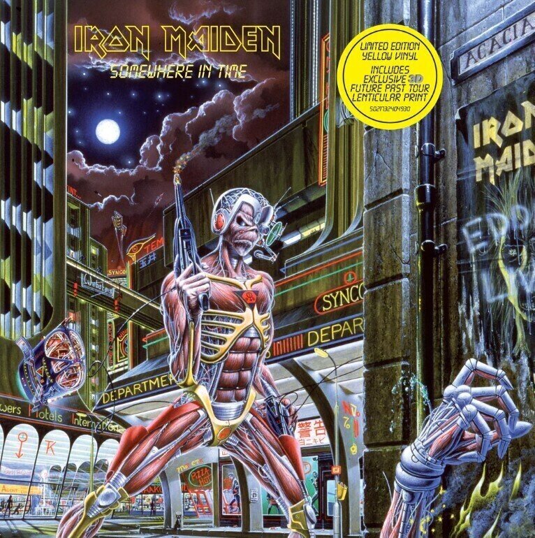 LP ploča Iron Maiden - Somewhere In Time (Limited Edition) (Yellow Coloured) (LP)