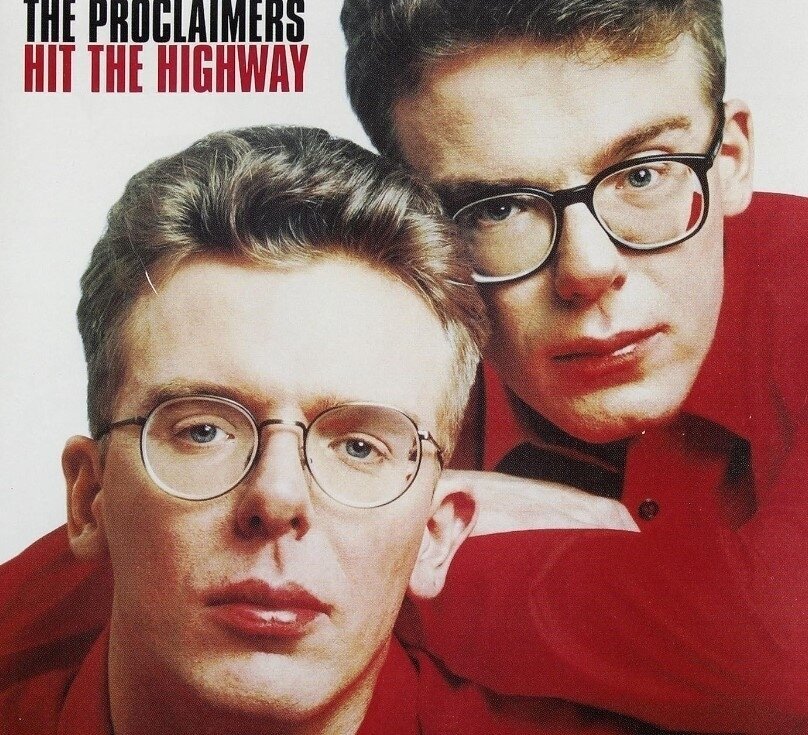 Vinyl Record The Proclaimers - Hit The Highway (Limited Edition) (Red Coloured) (LP)