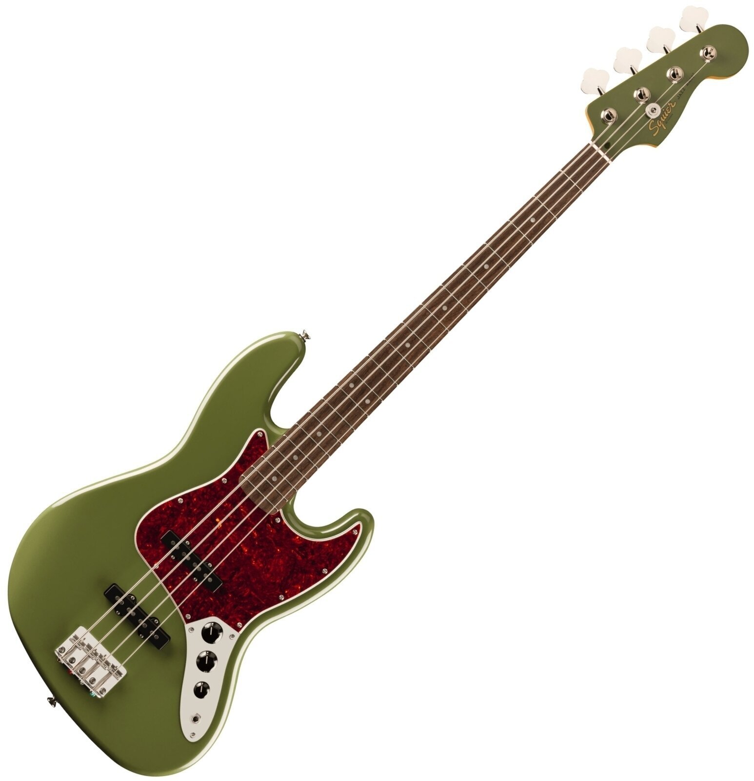 4-string Bassguitar Fender Squier FSR Classic Vibe '60s Jazz Bass IL Olive 4-string Bassguitar