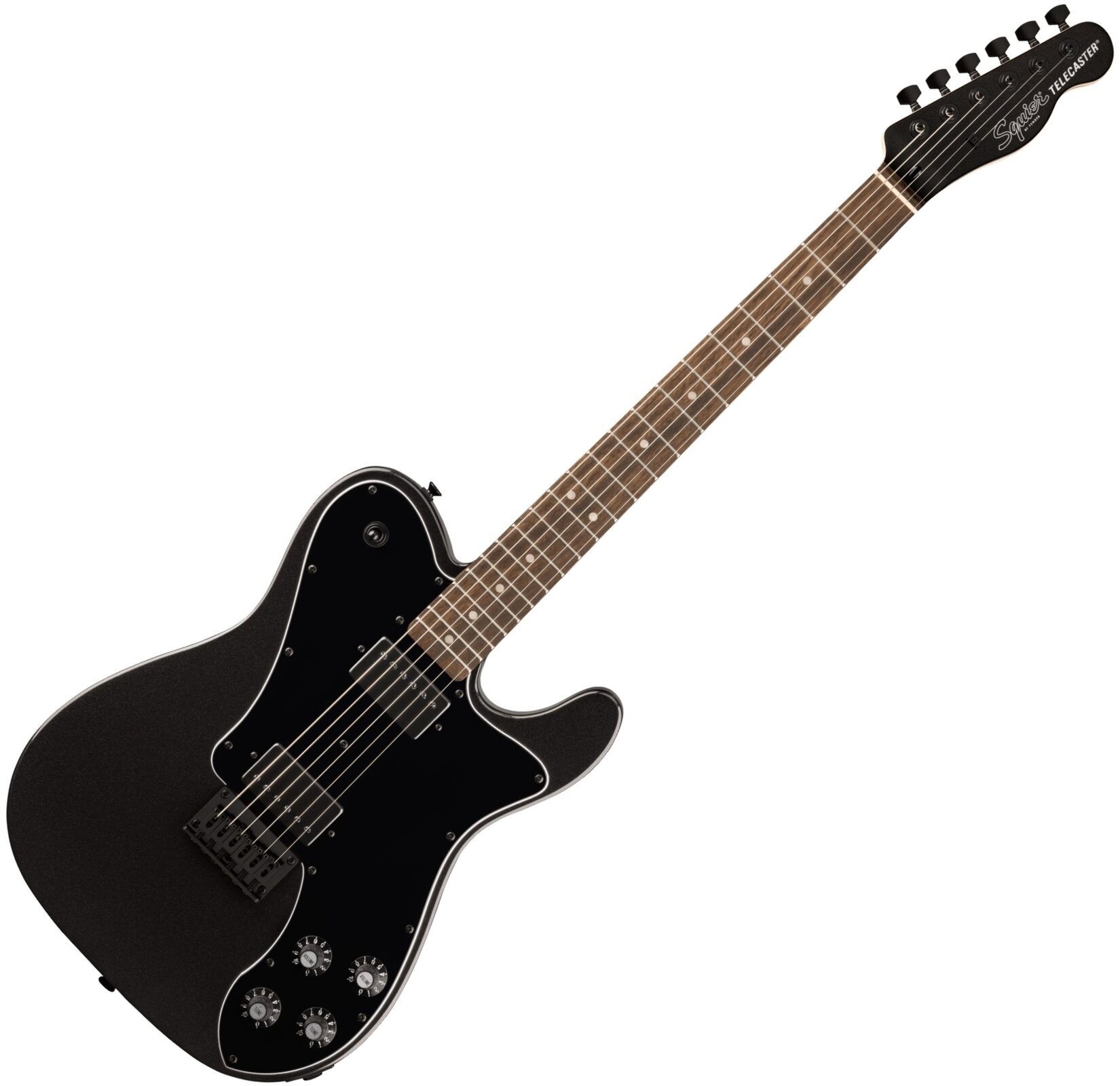 Electric guitar Fender Squier FSR Affinity Series Telecaster Deluxe LRL Metallic Black Electric guitar