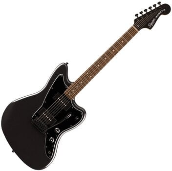 Electric guitar Fender Squier FSR Affinity Series Jazzmaster LRL Metallic Black Electric guitar - 1