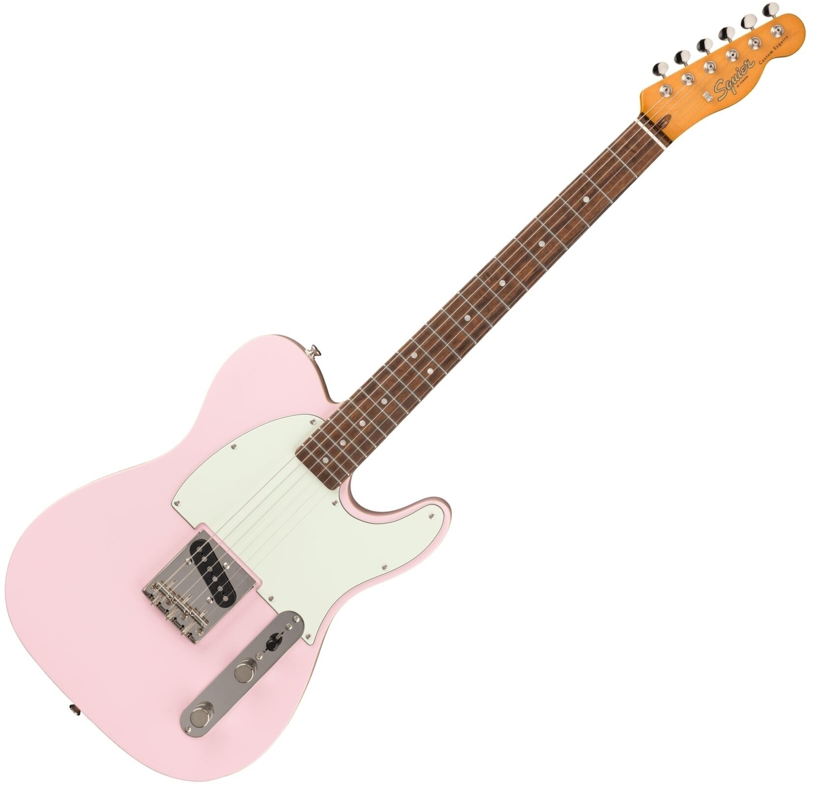 Guitarra elétrica Fender Squier FSR Classic Vibe '60s Custom Esquire LRL Shell Pink Guitarra elétrica