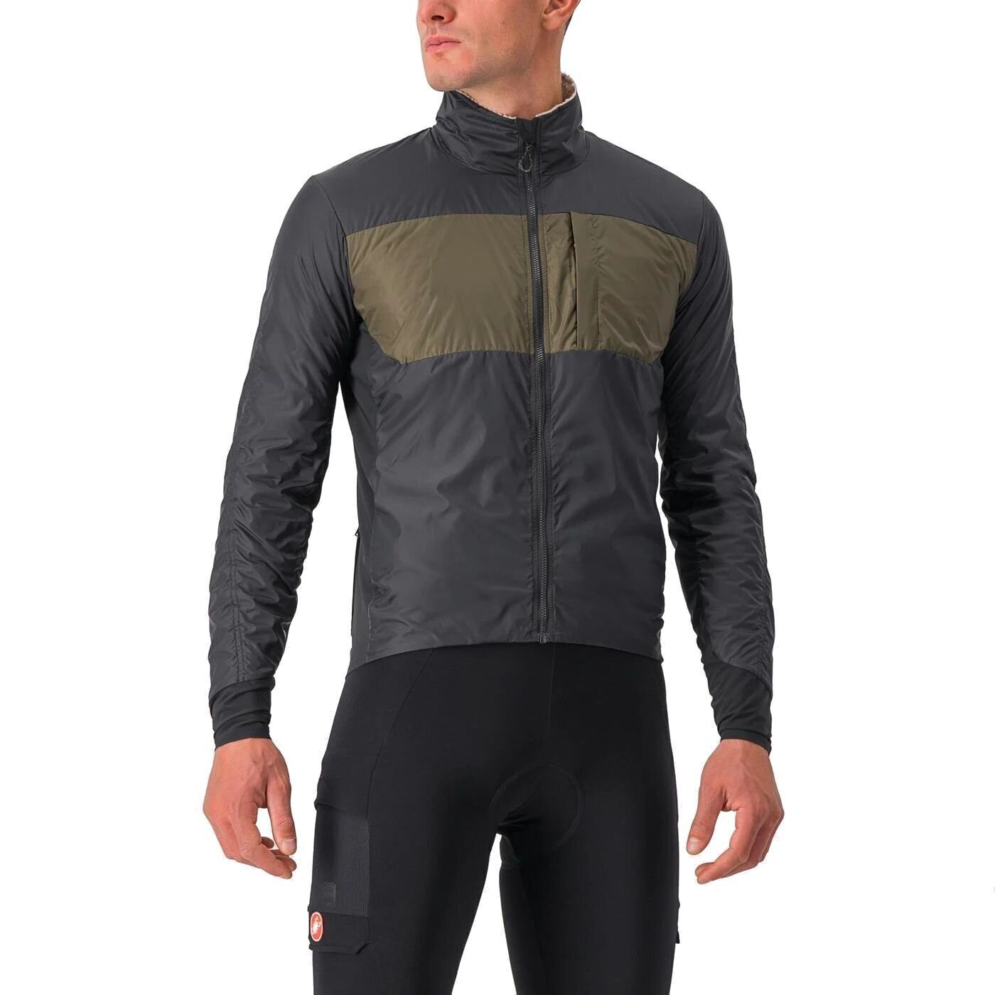 Колоездене яке, жилетка Castelli Unlimited Puffy Яке Black/Tarmac M