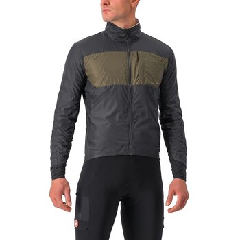 Fahrrad Jacke, Weste Castelli Unlimited Puffy Jacke Black/Tarmac M - 1