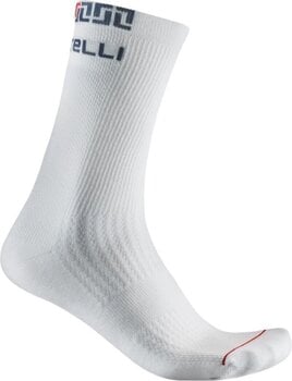 Chaussettes de cyclisme Castelli Bandito Merino 18 White S/M Chaussettes de cyclisme - 1