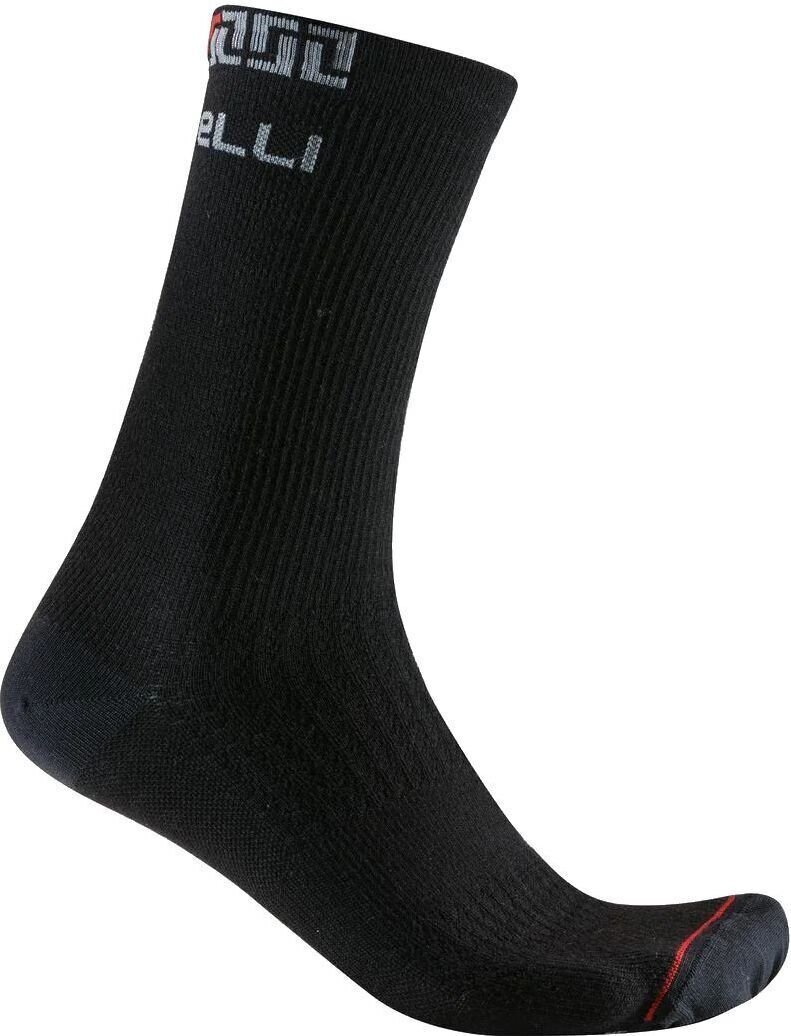 Fahrradsocken Castelli Bandito Merino 18 Black L/XL Fahrradsocken