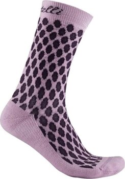 Cycling Socks Castelli Sfida 13 Orchid Petal/Night Shade S/M Cycling Socks - 1