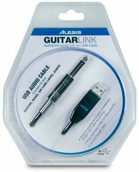 USB audio prevodník - zvuková karta Alesis GuitarLink USB Cable - 1