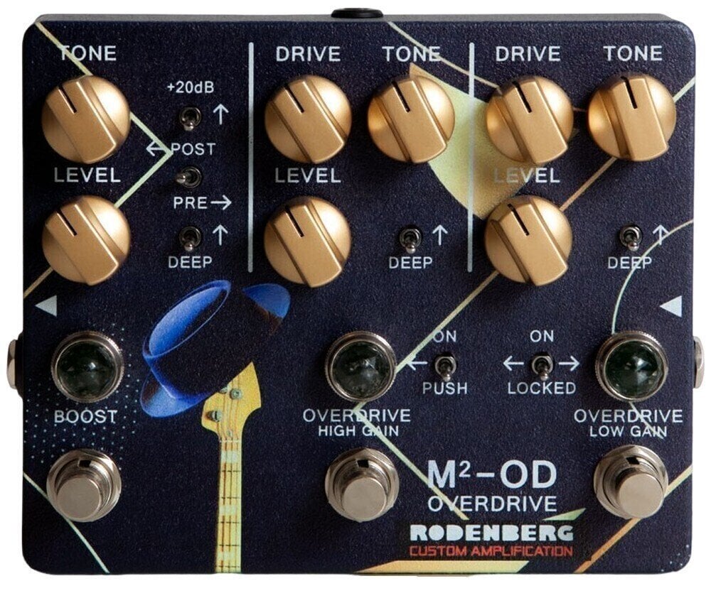 Bassguitar Effects Pedal Rodenberg M2-OD Bassguitar Effects Pedal