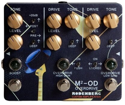 Bassguitar Effects Pedal Rodenberg M2-OD Bassguitar Effects Pedal - 1