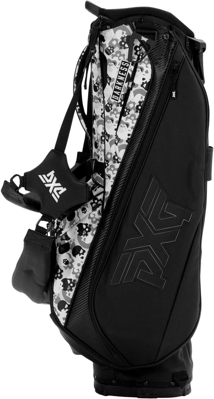 Sacca da golf con cavalletto PXG Darkness Skull Camo Sacca da golf con cavalletto Skull Camo