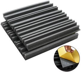 Απορροφητικό Πάνελ Αφρού Veles-X Acoustic Self-Adhesive Wedges 50 x 50 x 5 cm Anthracite Απορροφητικό Πάνελ Αφρού