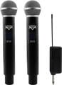 Veles-X Dual Wireless Handheld Microphone Party Karaoke System with Receiver Wireless set 195 - 211 MHz (Like new)