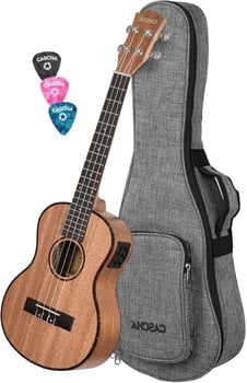 Ukelele tenor Cascha HH 2048EL Mahogany LH Set Ukelele tenor - 1