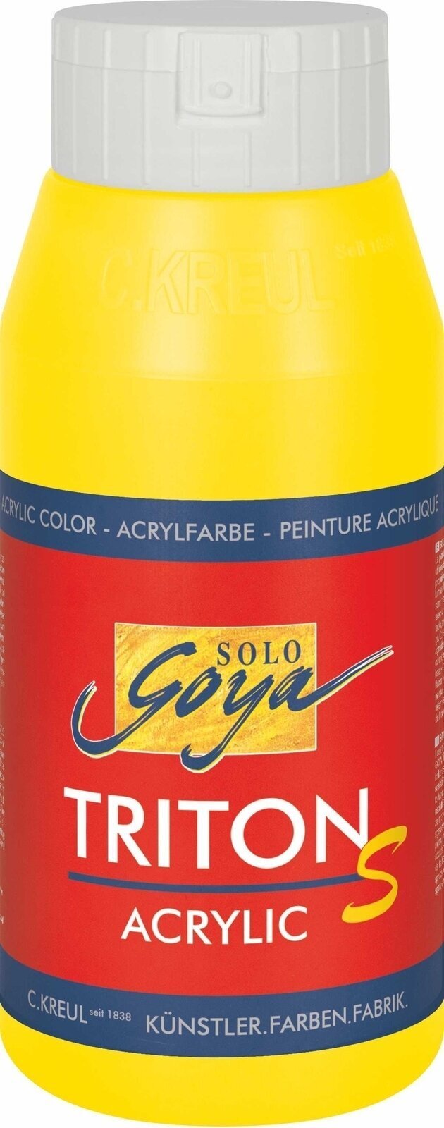 Acrylic Paint Kreul Triton S Acrylic Paint Genuine Yellow Light 750 ml 1 pc