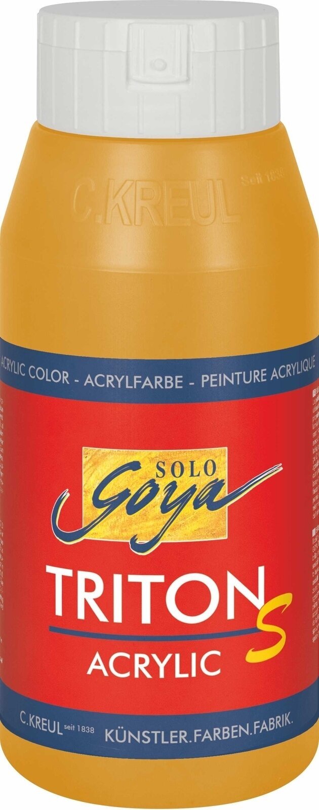 Peinture acrylique Kreul Triton S Peinture acrylique Brilliant Ocher Light 750 ml 1 pc