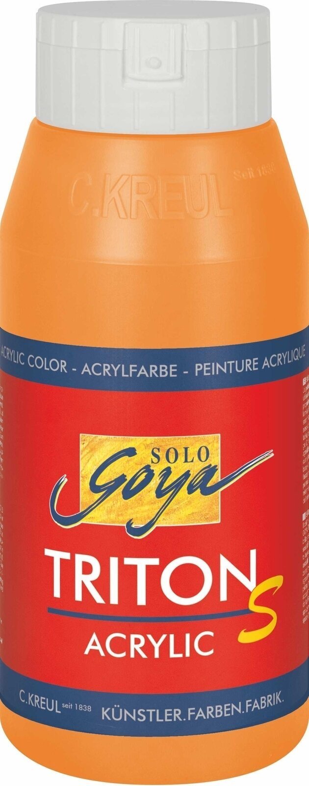 Acrylic Paint Kreul Triton S Acrylic Paint Genuine Orange 750 ml 1 pc