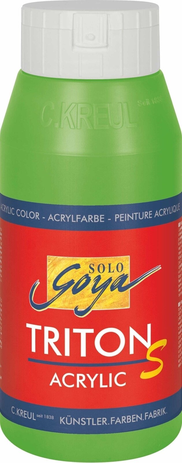 Acrylfarbe Kreul Triton S Acrylfarbe Yellowish Green 750 ml 1 Stck