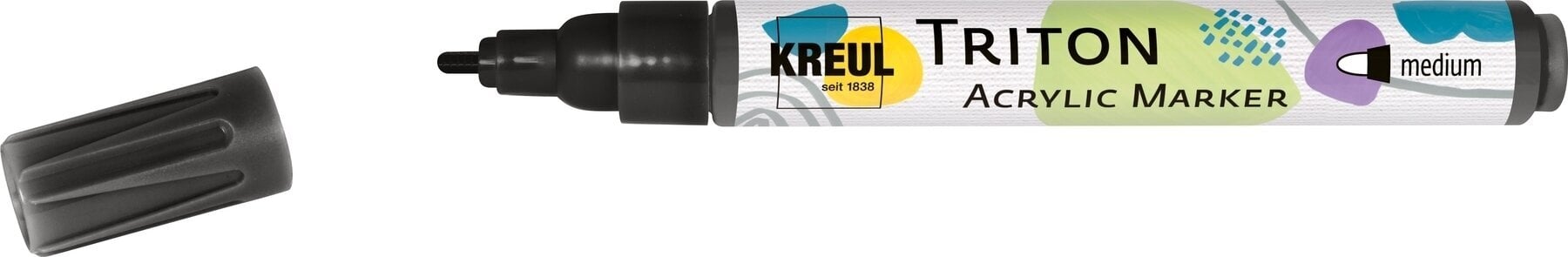 Filzstift Kreul Triton Textilmarker 1 - 3 mm Black 1 Stck