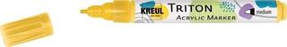 Pixur cu pâslă Kreul Triton Marker pentru textile 1 - 3 mm Maize Yellow 1 buc.