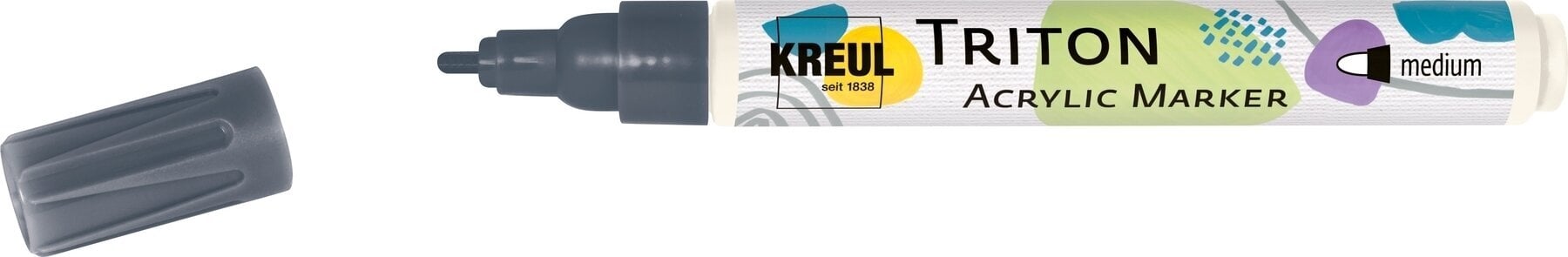 Felt-Tip Pen Kreul Triton Textile Marker 1 - 3 mm Curcuma 1 pc