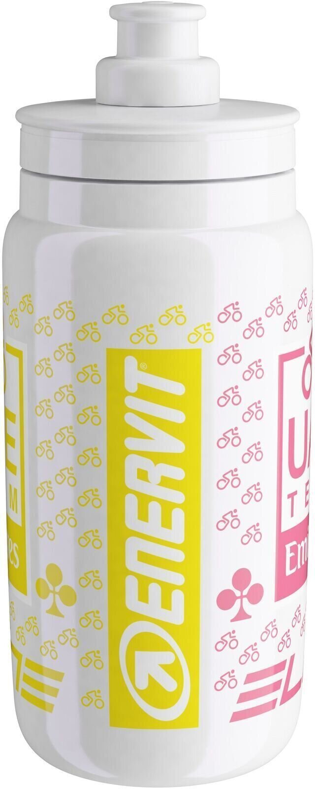 Bidon Elite Fly UAE Team Emirates 2024 Yellow/Pink 550 ml Bidon