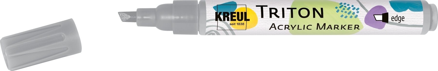 Feutre à point Kreul Triton Marqueur pour textile 1 - 4 mm Neutral Gray 1 pc