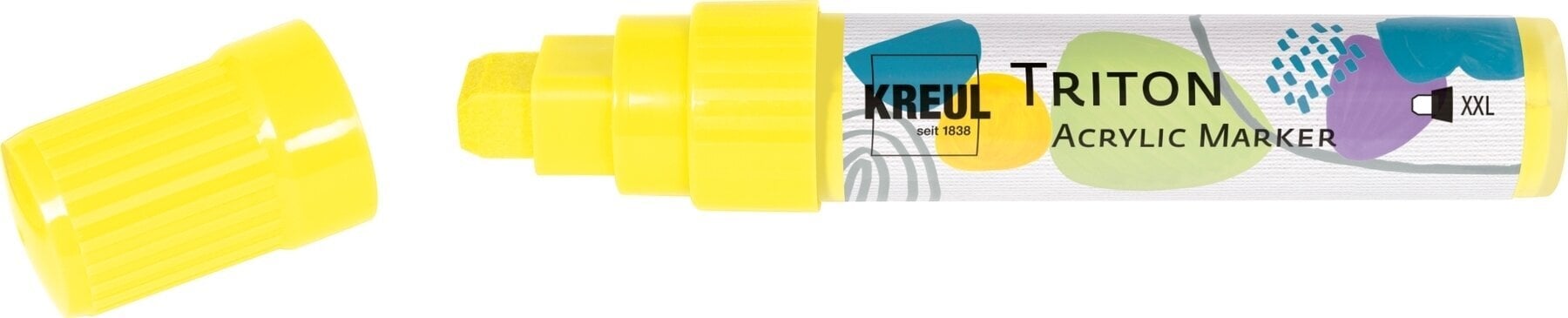 Felt-Tip Pen Kreul Triton Textile Marker 15 mm Citron 1 pc