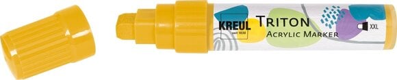 Pixur cu pâslă Kreul Triton Marker pentru textile 15 mm Gold 1 buc - 1