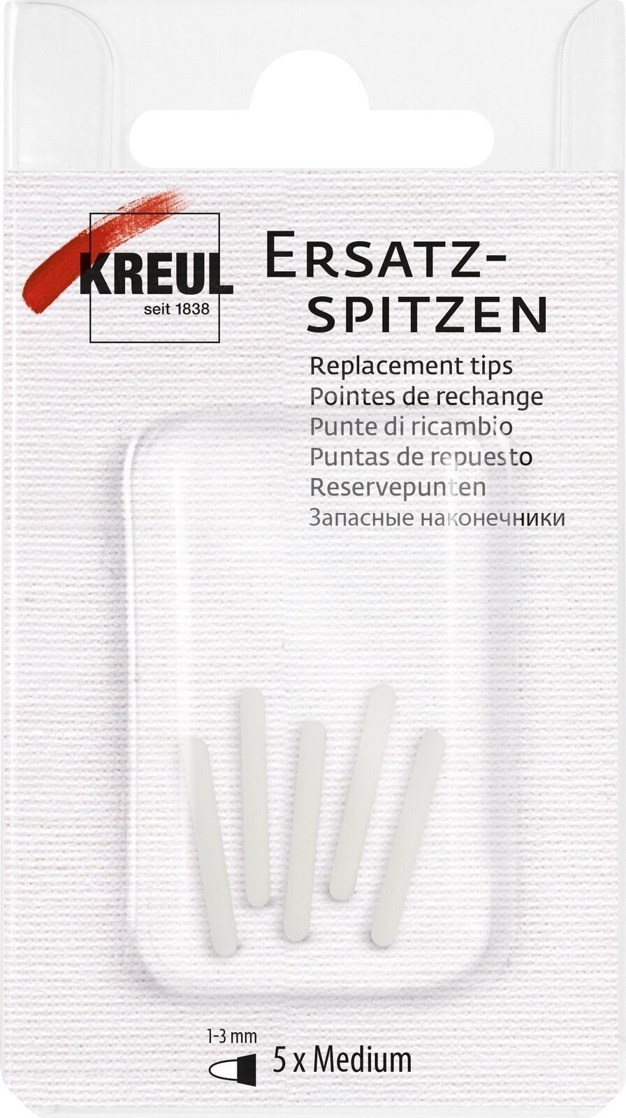 Felt-Tip Pen Kreul Medium Replacement Tips 1 - 3 mm 5 pcs