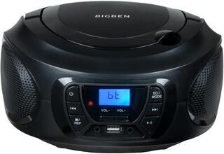 Desktop Music Player Bigben CD62NUSBBT Black Desktop Music Player