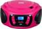 Musiikkisoitin työpöydälle Bigben CD62RSUSBBT Pink Musiikkisoitin työpöydälle