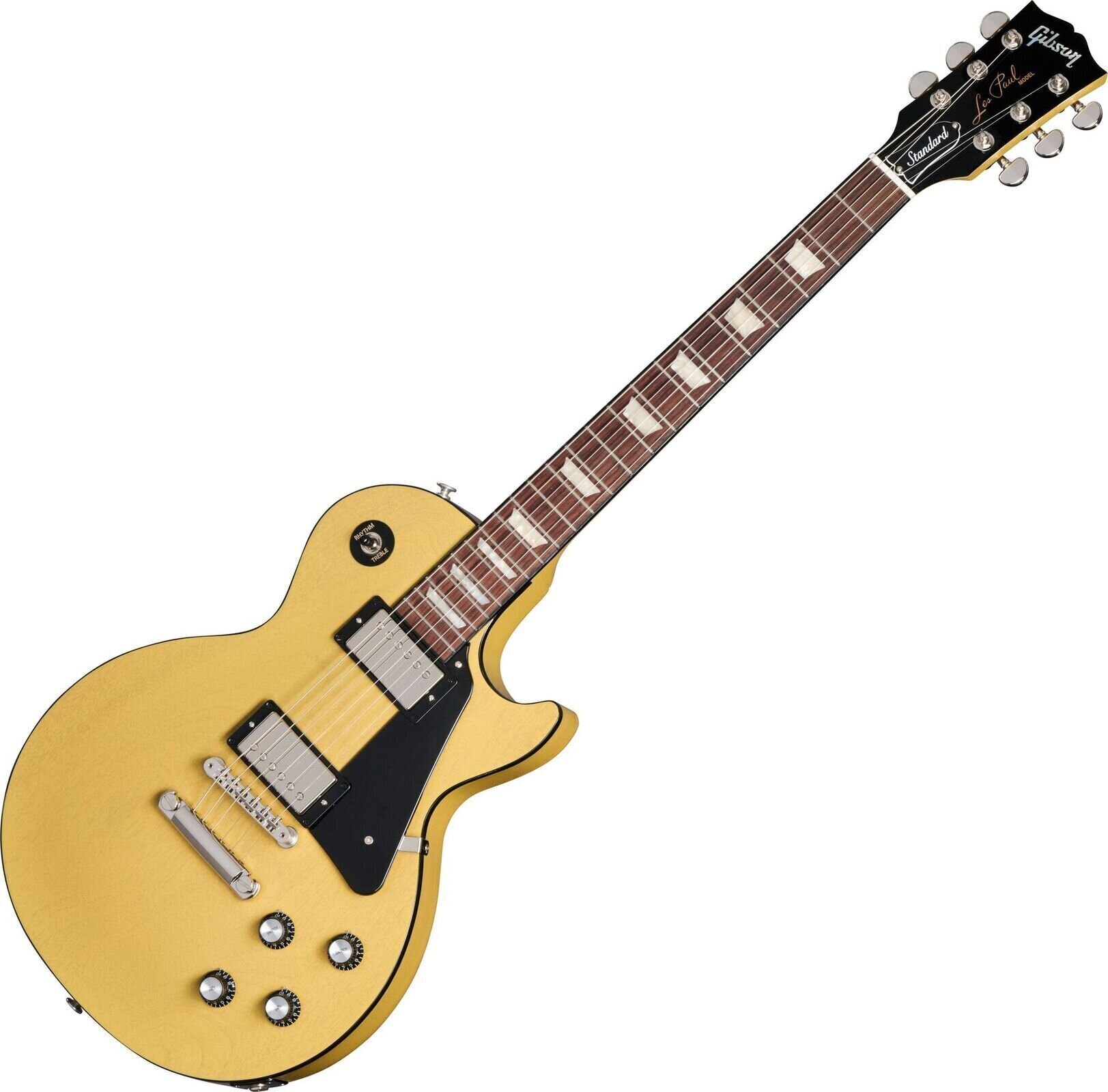 Elektriska gitarrer Gibson Les Paul Standard 60s Mahogany Top TV Yellow Elektriska gitarrer