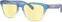 Lifestyle-lasit Oakley Frogskins XS 90064253 Matte Cyan/Blue/Clear Shift Fade/Prizm Gaming Lifestyle-lasit