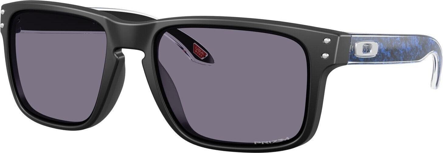 Lifestyle Glasses Oakley Holbrook 9102Z355 Matte Black/Blue/Prizm Grey Lifestyle Glasses