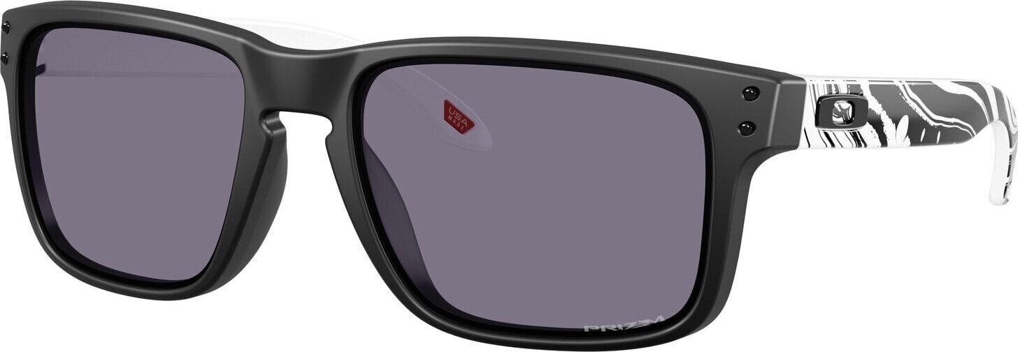 Lifestyle okulary Oakley Holbrook 9102Z555 Matte Black/White/Prizm Grey Lifestyle okulary