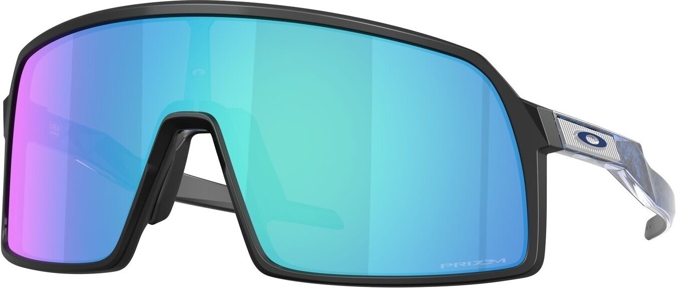 Lunettes vélo Oakley Sutro S 94621428 Matte Black/Prizm Sapphire Lunettes vélo