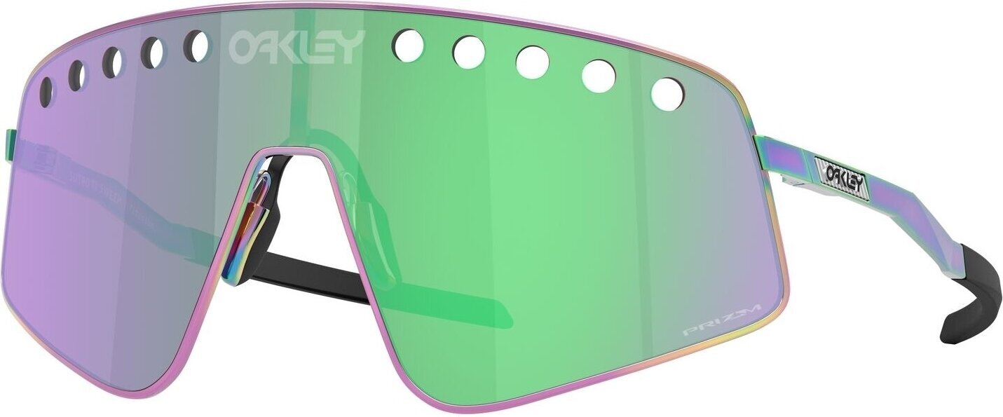 Cycling Glasses Oakley Sutro TI Sweep 60250538 Polished Oil Slick/Prizm Road Jade Cycling Glasses