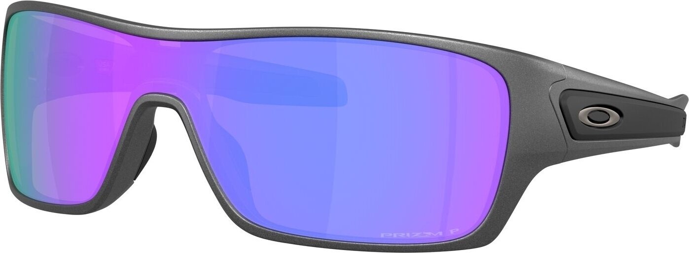 Sportbrillen Oakley Turbine Rotor 93073132 Matte Steel/Prizm Violet Polar Sportbrillen