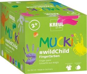 Vingerverf Kreul 2305 Vingerverf setje #Wildchild 8 x 150 ml