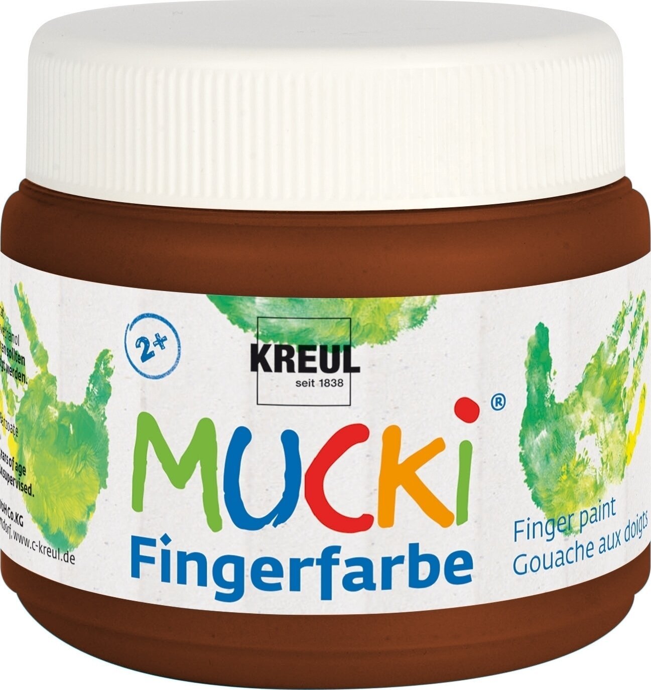 Finger Paint Kreul 23111 Finger Paint Brown 150 ml 1 pc