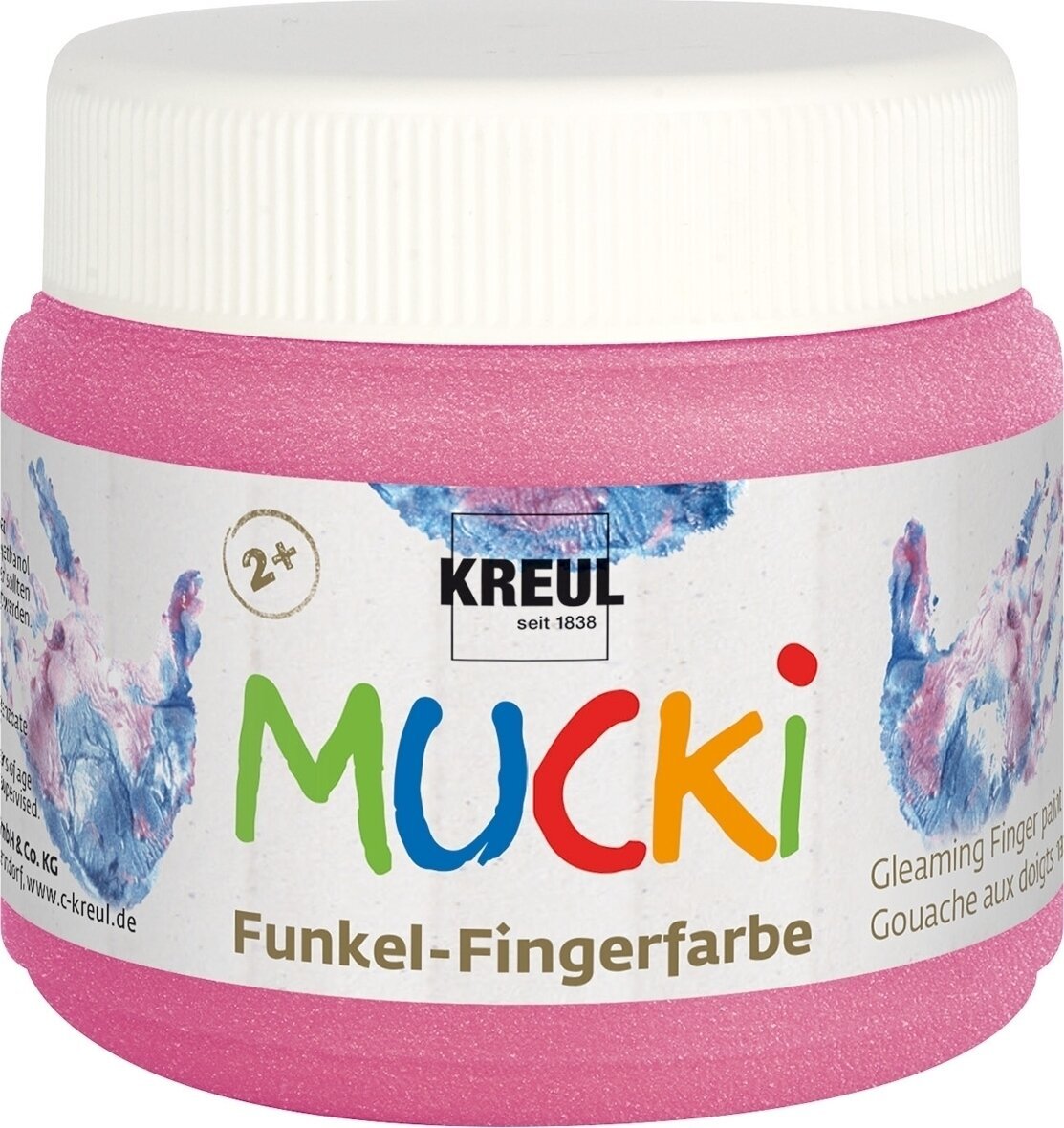 Fingerfärg Kreul 23120 Fingerfärg Fairy Dust Rose 150 ml 1 st